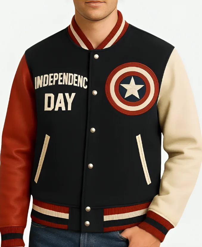 USA Independence Day Eagle Limited Edition Varsity Jacket USA Independence Day Eagle Limited Edition Varsity Jacket