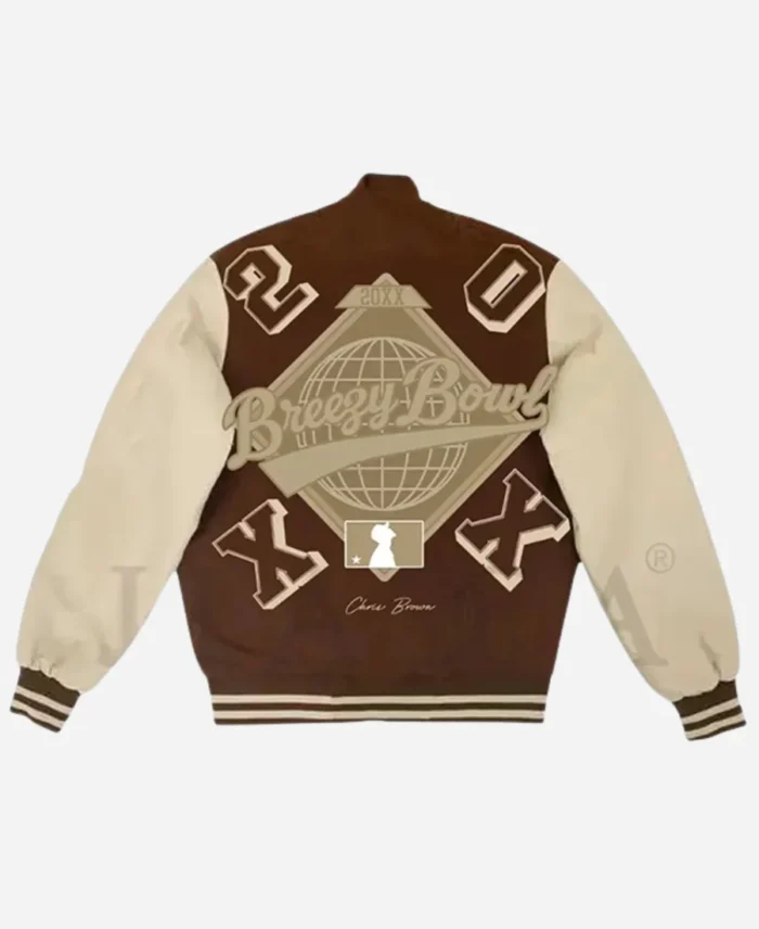 Unisex Breezy Bowl XX Letterman Varsity Jacket For Sale