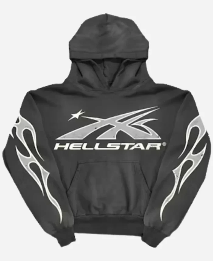 Unisex Hellstar Black Pullover Hoodie For Sale