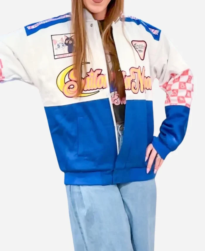 Unisex Sailor Moon White Jacket For Sale