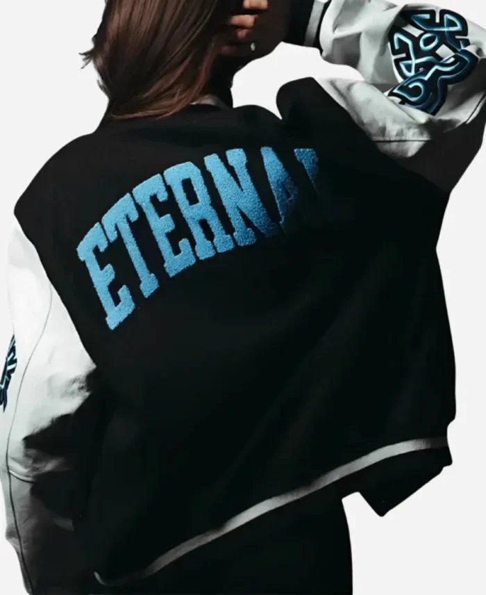 Unisex Spiritbox Eternal Black Varsity Jacket For Sale