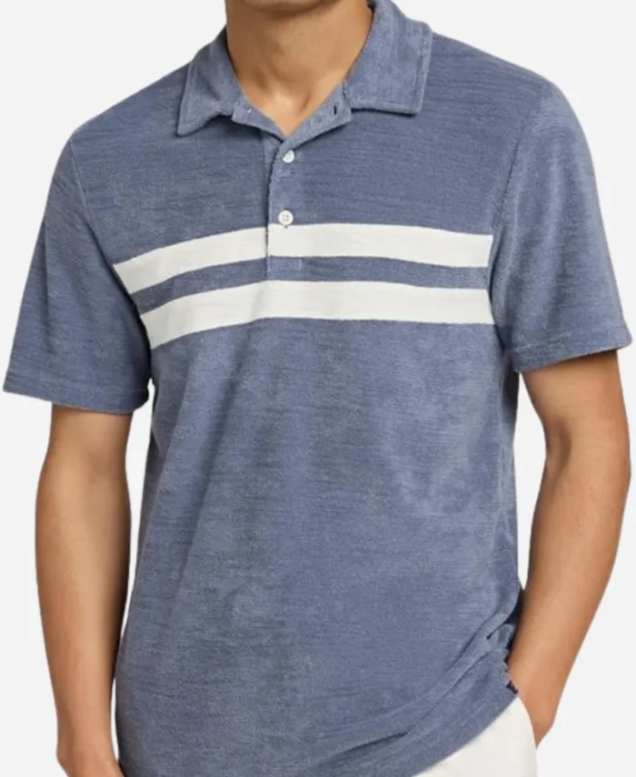 Will Forte The Four Seasons Blue Polo Shirt