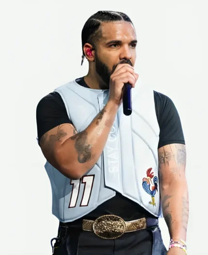 Wireless Festival 2025 Drake Stay Cocky Blue Vest