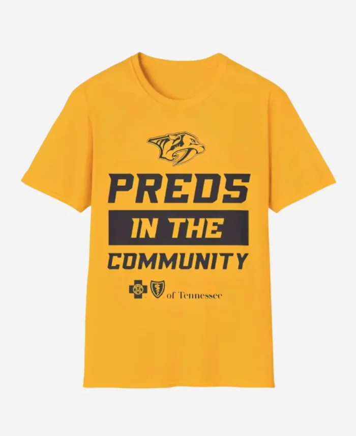 Yellow Preds In The Community T- Shirt
