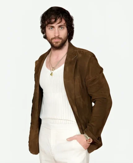 28 Years Later Aaron Taylor-Johnson Brown Blazer