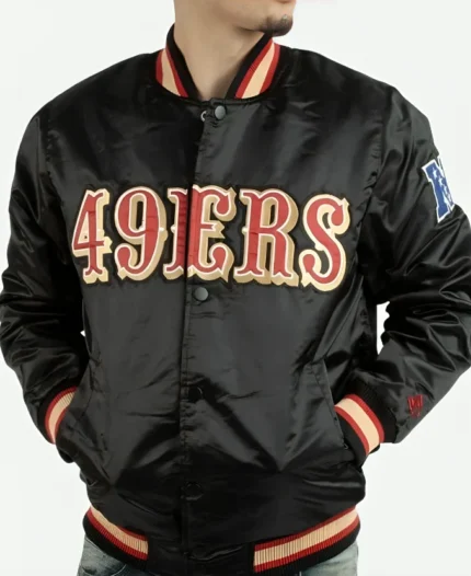 49ers Satin Bomber Jacket