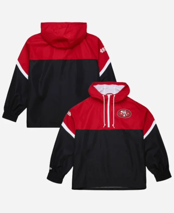 49ers Tie Breaker Half-Zip Anorak Jacket
