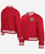 49ers Youth New Era Chenille Applique Jacket
