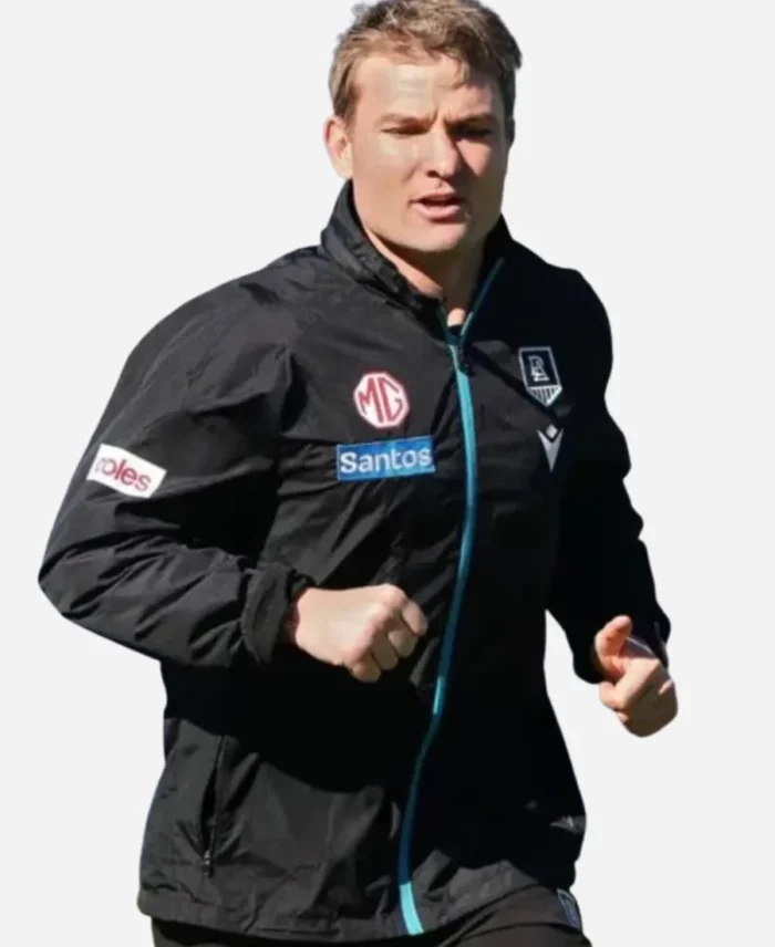 AFL 2025 Power Media Opportunity Ollie Wines Black Jacket For Sale
