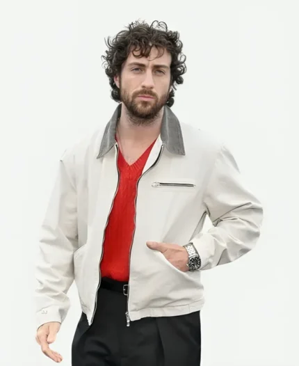 Aaron Taylor Johnson Movie 28 Years Later 2025 Jamie White Cotton Jacket