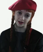 Agnes DeMille TV Series Wednesday Season 2 Evie Templeton High-Neck Black Cropped Jacket