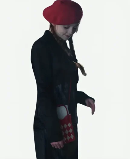 Agnes DeMille Wednesday S02 Black Cropped Jacket