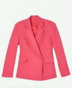 Alison Victoria Ugliest House In America S06 Pink Wrap Blazer