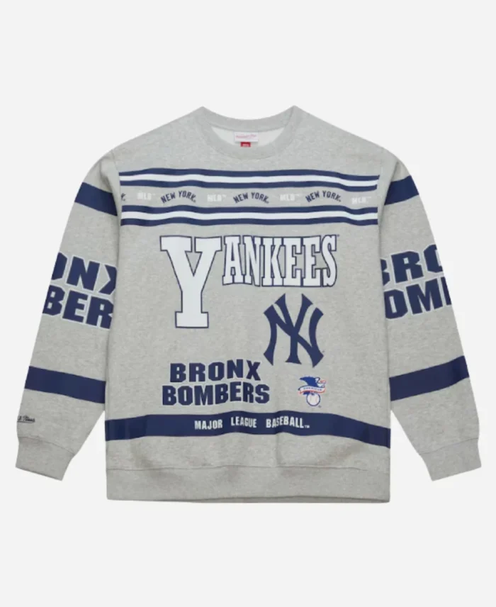All Over Print Yankees Vintage Crewneck Sweatshirt
