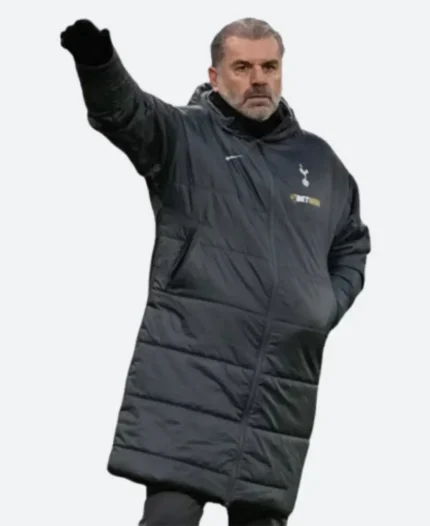 Ange Postecoglou Tottenham Puffer Coat