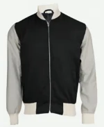 Baby Movie Baby Driver Ansel Elgort Varsity Jacket For Sale