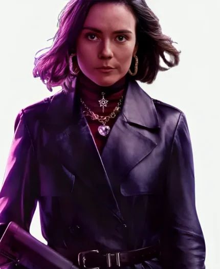 Ballerina 2025 Catalina Sandino Moreno Leather Coat