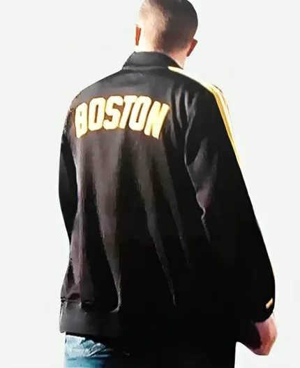 Ben Affleck Movie The Town Doug MacRay Varsity Bomber Black Cotton Jacket