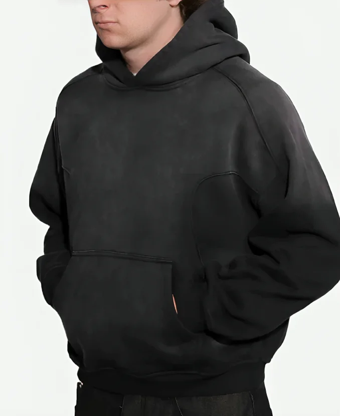 Black Berlinc V2 Monochrome Pullover Hoodie Black Berlinc V2 Monochrome Pullover Hoodie
