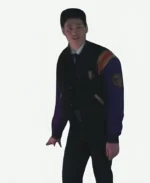 Bruno TV Series Wednesday Season 2 Noah B. Taylor Multi-Color Varsity Jacket