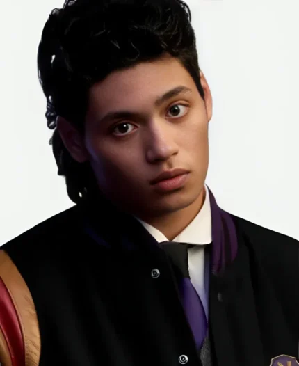 Bruno Wednesday S02 Varsity Multi-Color Jacket
