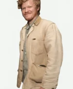 Bugonia Jesse Plemons Beige Cotton Jacket