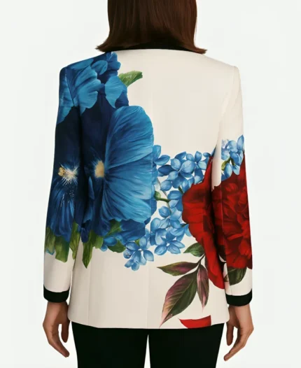 Carrie Preston Elsbeth Season 02 Elsbeth Tascioni Floral Coat
