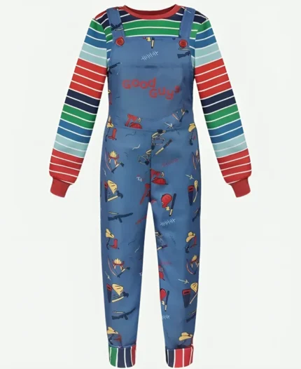 Chucky Child’s Play Doll Corduroy Blue Romper