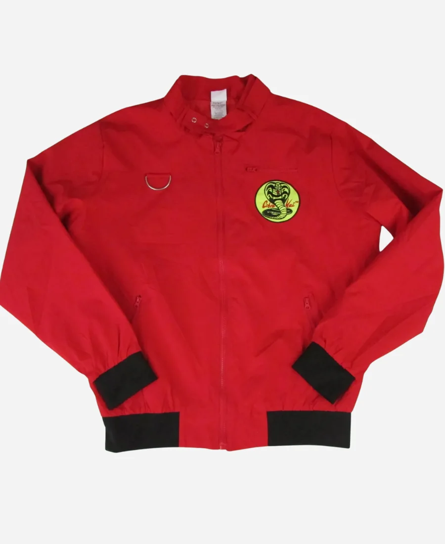 Cobra Kai Polyester Red Bomber Jacket Cobra Kai Polyester Red Bomber Jacket