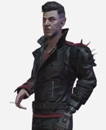 Cyberpunk 2077 Dracula Black Studded Jacket