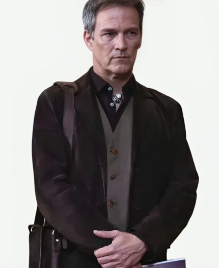 DI Mick Palmer Art Detectives 2025 Stephen Moyer Brown Blazer