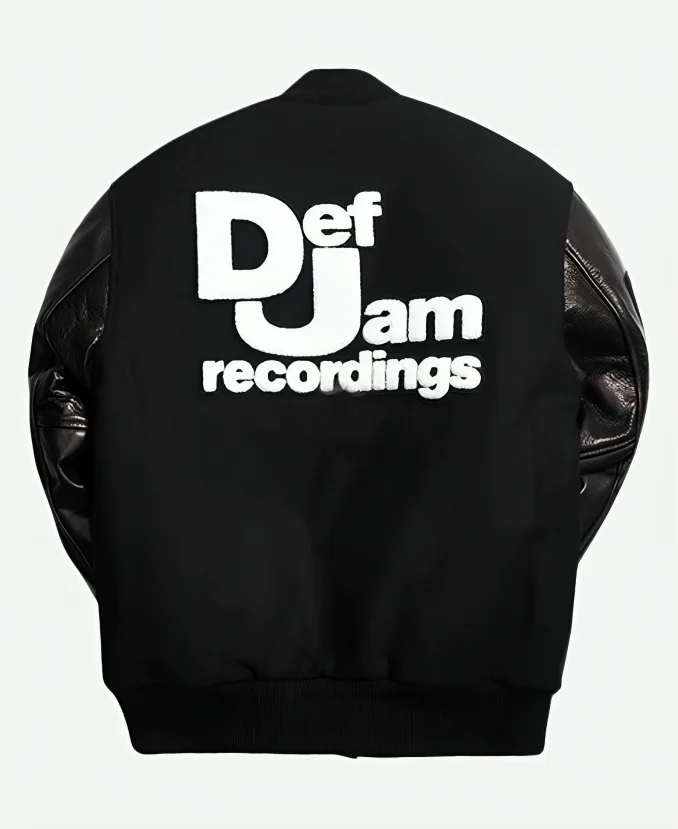Def Jam Recording Varsity Black Jacket For Sale Def Jam Recording Varsity Black Jacket For Sale
