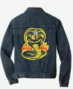 Denim Cobra Kai Snake Logo Jacket