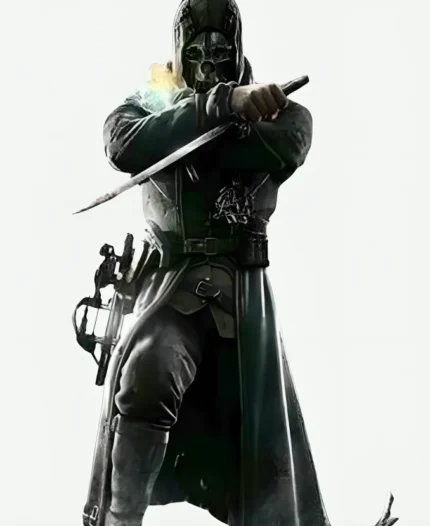 Dishonored Corvo Attano Leather Trench Coat