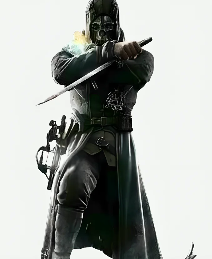 Dishonored Corvo Attano Leather Trench Coat Dishonored Corvo Attano Leather Trench Coat