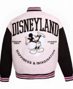 Disneyland Mickey Mouse Pink Varsity Jacket