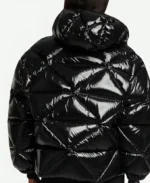 Divina Wednesday Black Quilted Puffer Jacket