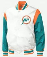 Dolphins Satin Varsity Jacket