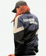 Dua Lipa Training Season Blue Tracksuit Jacket