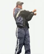 Dua Lipa Training Season Blue Tracksuit Jacket For Sale
