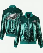 Eagles Green Sequin Jacket