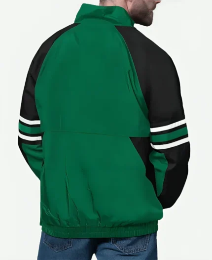 Eagles Starter Prospect Half-Zip Green Jacket