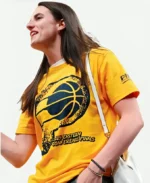 Eastern Conference Finals Caitlin Clark 2025 Yellow Shirt