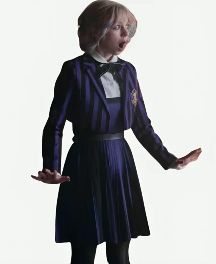 Enid Sinclair Wednesday S02 Cropped Blazer