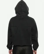 Essential Berlinc Monochrome Pullover Black Hoodie For Unisex