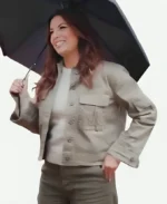 Eva Longoria TV Series Searching for Spain S01 Green Cotton Jacket
