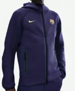 FC Barcelona Nike Tech Windrunner Soccer Hoodie