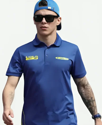 FIA Formula E World Championship 2025 Zane Maloney Blue Polo Shirt