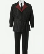Gomez Addams TV Series Wednesday Season 2 Luis Guzmán Black Pinstripe Suit