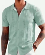 Hakeem Moulton Bachelor In Paradise S10 Mint Green Knit Shirt